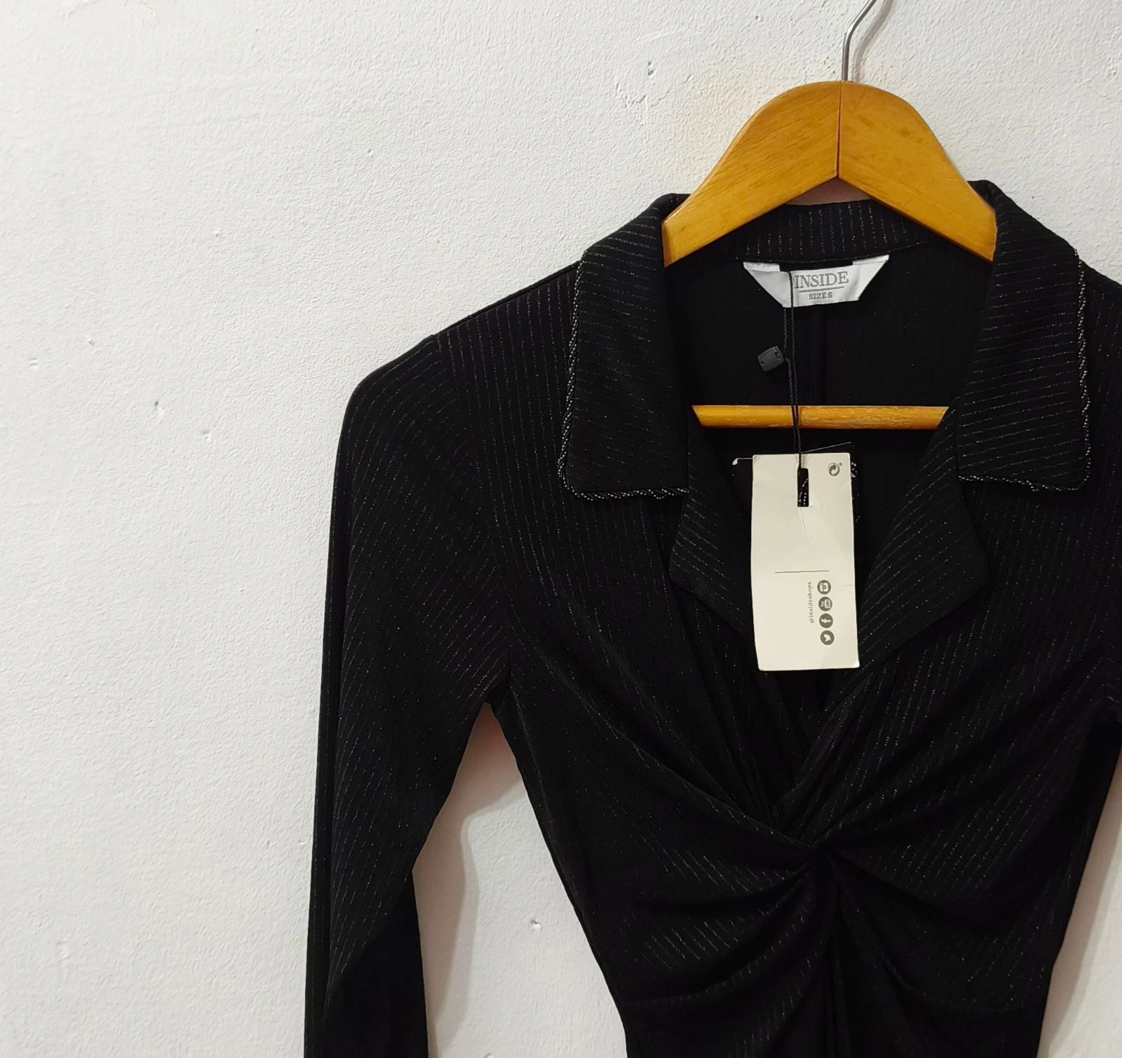 Vestido negro Inside mujer Talla S – photo 5